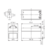 Panasonic 12 V 1,3 Ah LC-R121R3PG Bleiakku 12 V 1.3 Ah Blei-Vlies (AGM) (B x H x T) 97 x 50 x 48 mm Flachstecker 4.8 mm VDS-Zertifizierung Panasonic 12 V 1,3 Ah LC-R121R3PG Bleiakku 12 V 1.3 Ah Blei-Vlies (AGM) (B x H x T) 97 x 50 x 48 mm Flachstecker 4.8 mm VDS-Zertifizierung