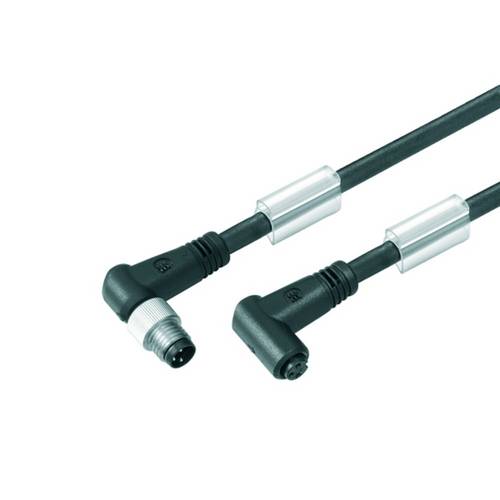 Weidmüller 1948491000 Sensor-/Aktor-Steckverbinder, konfektioniert M8 Stecker, gewinkelt, Buchse, g
