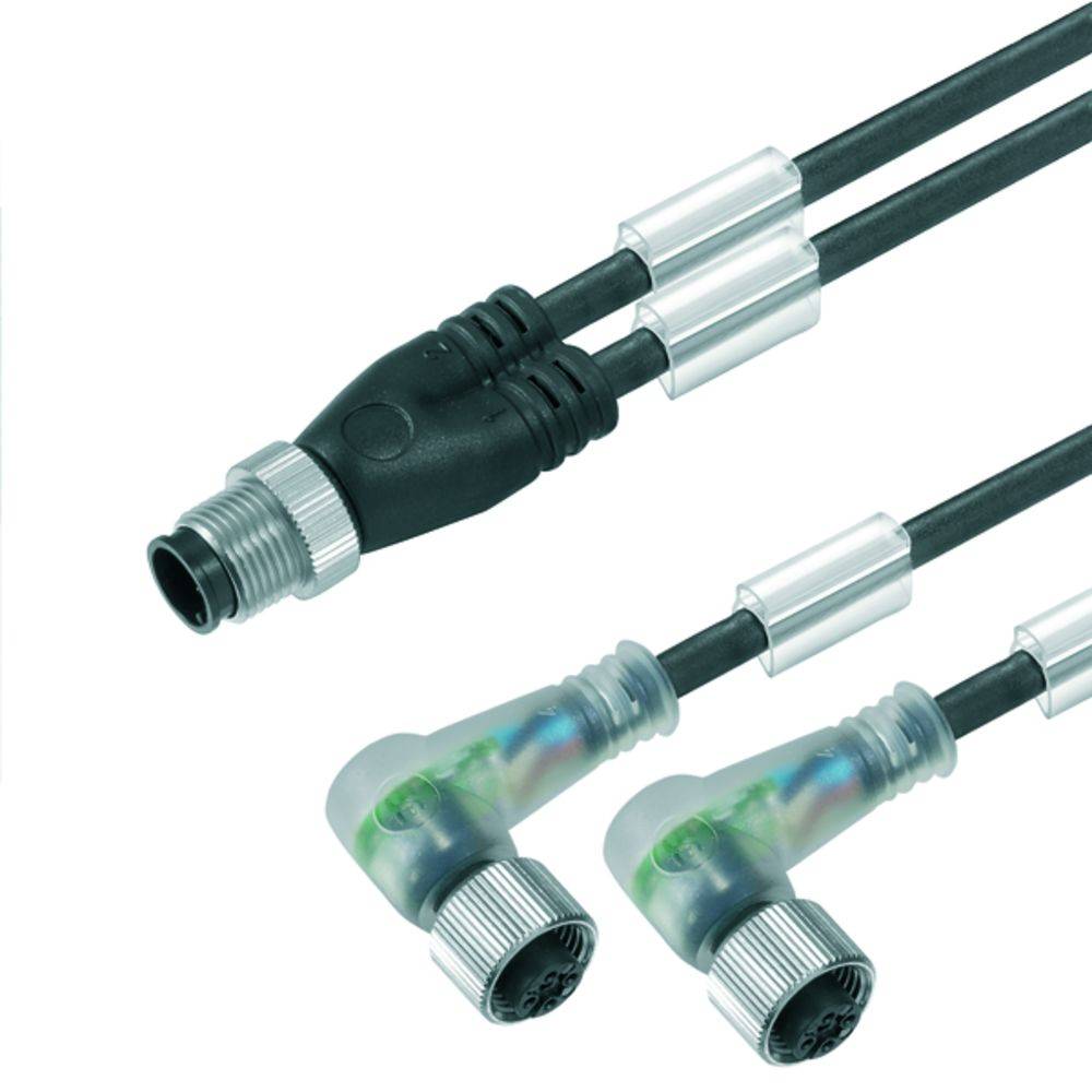 Weidmüller 1964290500 Sensor-/Aktor-Steckverbinder, konfektioniert M12 Stecker, gerade, Buchse, gew