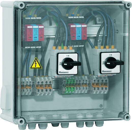 Weidmüller 7504811012 PV DC 2INX2 2SW 2MPPT 2SPD CG 1000V Überspannungsschutz-Anschlusskasten Überspannungsschutz für