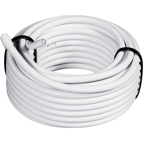 Câble coaxial RG6 /U Components 1511002/10 75 Ω 65 dB blanc 10 m
