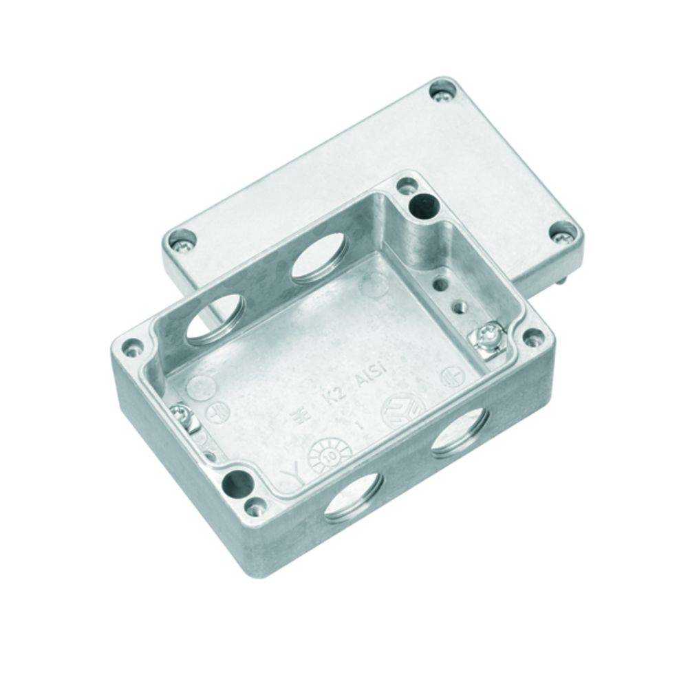 Weidmüller KLIPPON K2 2M20AB CSS Installations-Gehäuse 60 x 80 x 110 Aluminium Natur 1St.