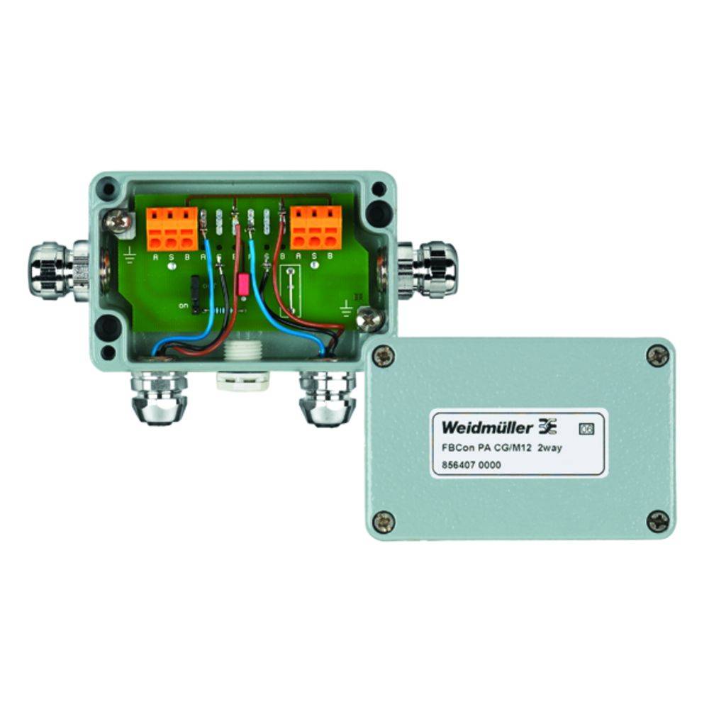 Weidmüller FBCON PA CG/M12 2WAY 8564070000 Sensor/Aktorbox passiv PROFIBUS-PA Standardverteiler 1 St.