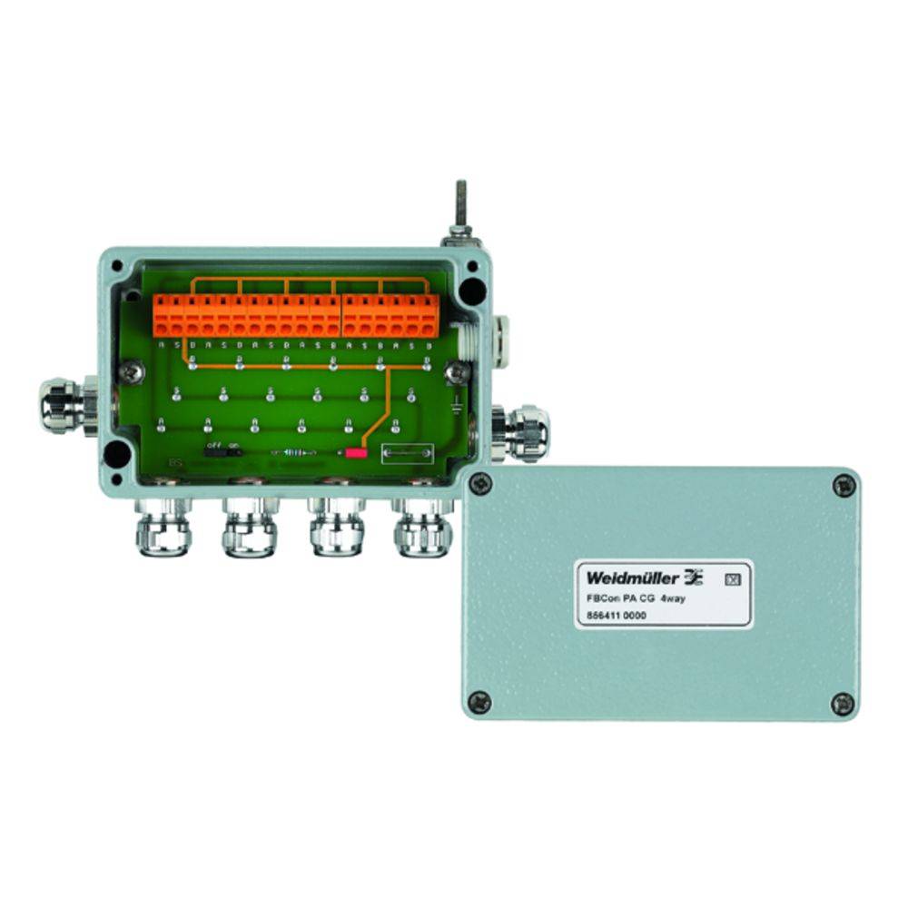 Weidmüller FBCON PA CG 4WAY 8564110000 Sensor/Aktorbox passiv PROFIBUS-PA Standardverteiler EEx(ia) 1St.