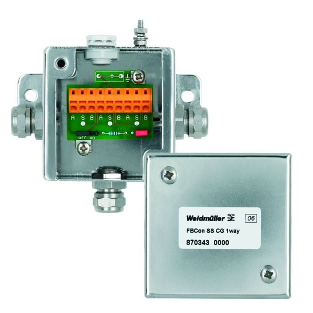 Weidmüller FBCON SS CG 1WAY 8703430000 Sensor/Aktorbox passiv PROFIBUS-PA Standardverteiler 1St.