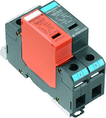 Weidmüller 1352270000 VPU I 1+1R 280V/12,5kA Überspannungsschutz-Ableiter Überspannungsschutz für: Verteilerschrank 20 kA 1St.