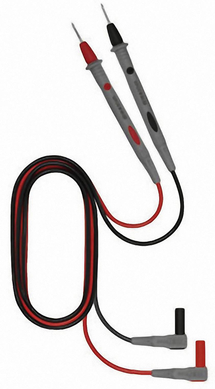 Weidmüller 125S_2606 Sicherheits-Messleitungs-Set Lamellenstecker 4 mm Prüfspitze 1.00 m Schwarz, Rot 1 St.