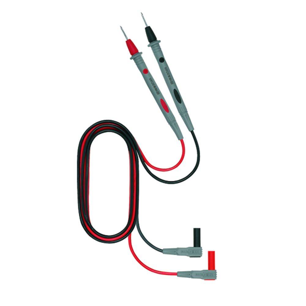 Weidmüller 125S_2606 Sicherheits-Messleitungs-Set Lamellenstecker 4 mm Prüfspitze 1.00 m Schwarz, Rot 1 St.