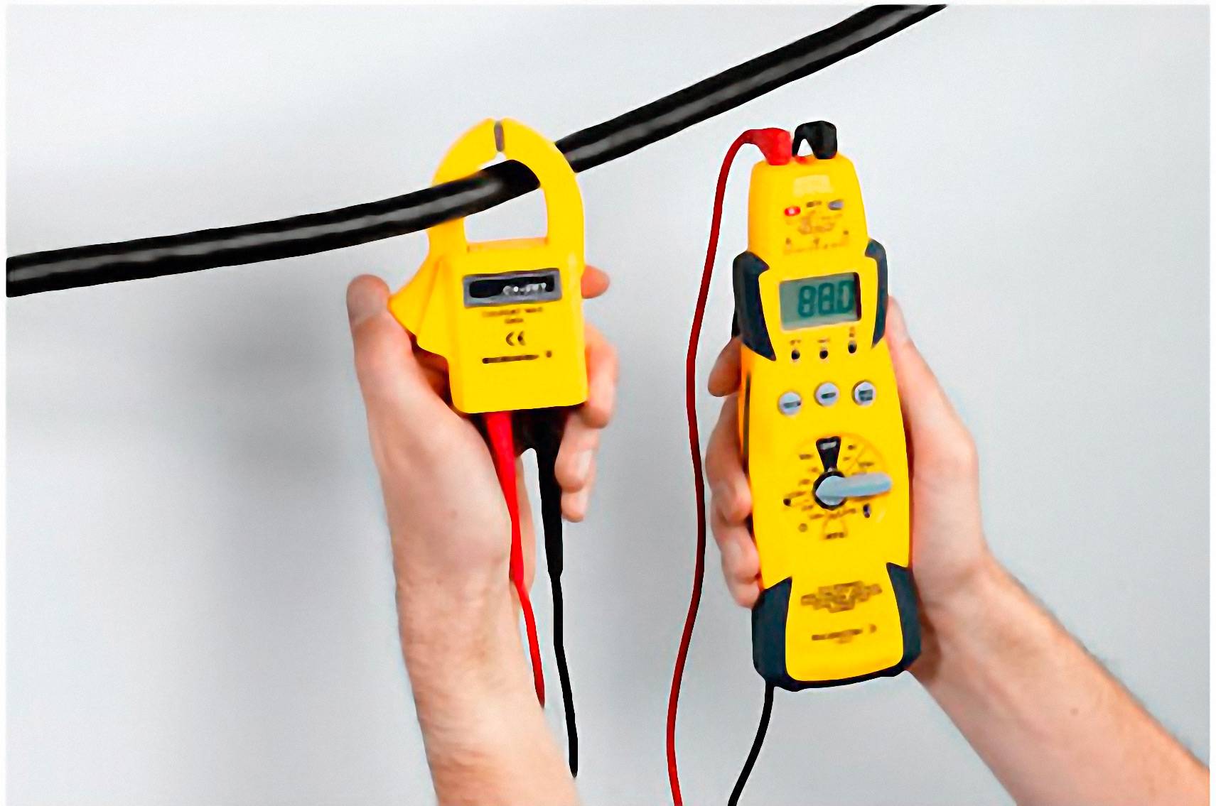 Weidmüller 1037 Stromzange, Hand-Multimeter digital CAT III 1000V Anzeige (Counts): 2000