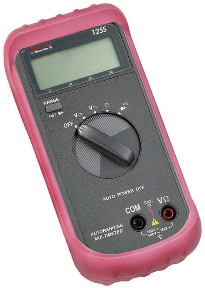 Weidmüller 125S Hand-Multimeter digital CAT III 600 V Anzeige (Counts): 2000