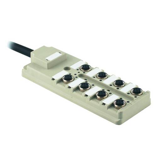Weidmüller SAI-8-F 4P PUR 10M 9456760000 Sensor/Aktorbox passiv M12-Verteiler mit Metallgewinde 1 S