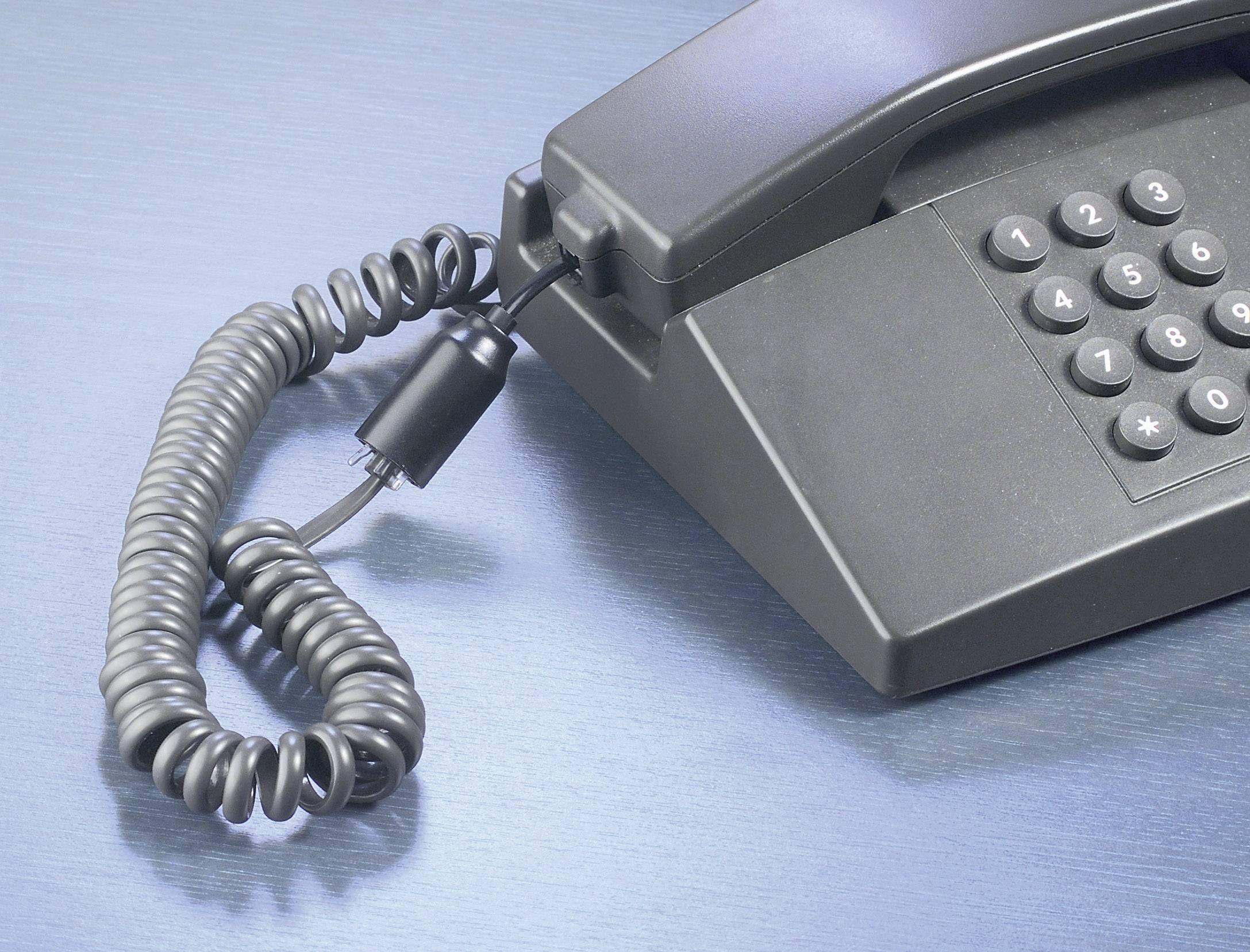 Renkforce Kabel-Entzwirler Adapter [1x RJ10-Stecker 4p4c - 1x RJ10-Buchse 4p4c] 3.00 cm Schwarz