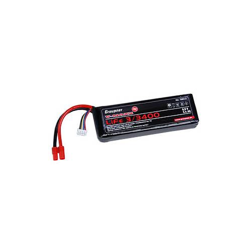 Graupner Modellbau-Akkupack (LiFe) 9.9V 3400 mAh 30 C Softcase G3.5