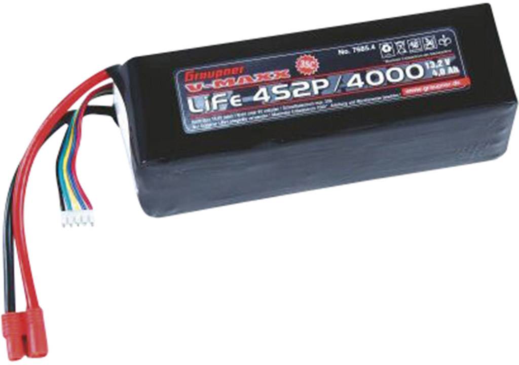 Graupner Modellbau-Akkupack (LiFe) 13.2V 4000 mAh Zellen-Zahl: 4 35 C Softcase G3.5