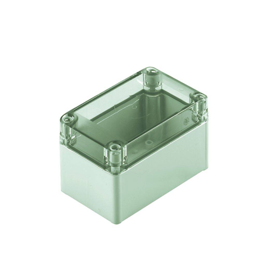 Weidmüller MPC 07/12/07 TRSP 9535180000 Universal-Gehäuse 125 x 75 x 75 Polycarbonat Lichtgrau, Transparent 1St.