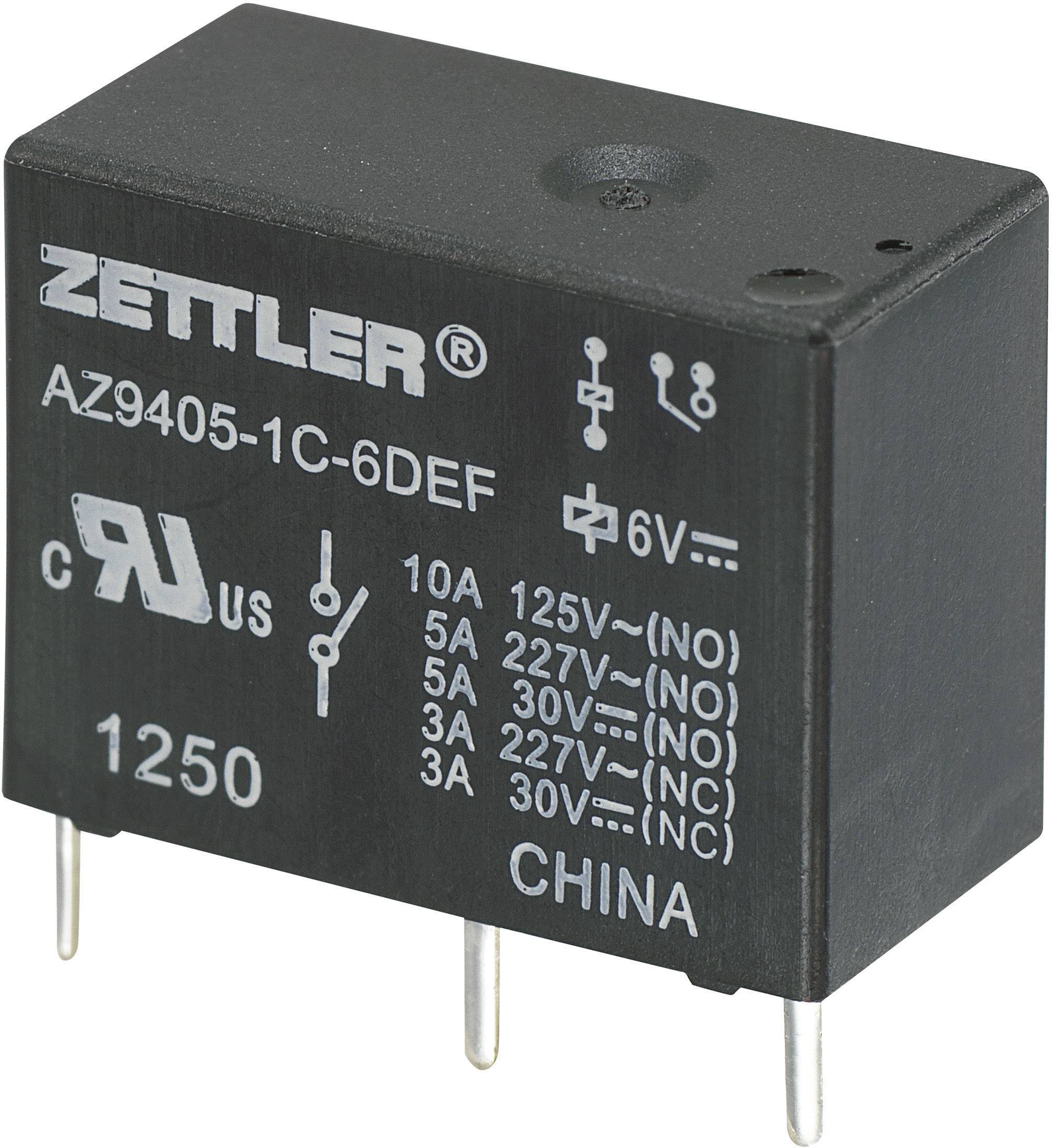 Zettler Electronics AZ9405-1C-12DEF Printrelais 12 V/DC 10A 1 Wechsler