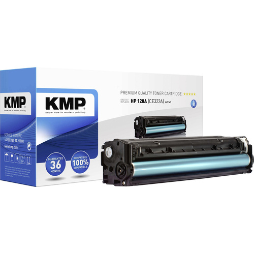 KMP H-T147   ersetzt HP 128A, CE322A Gelb 1300 Seiten Kompatibel Toner