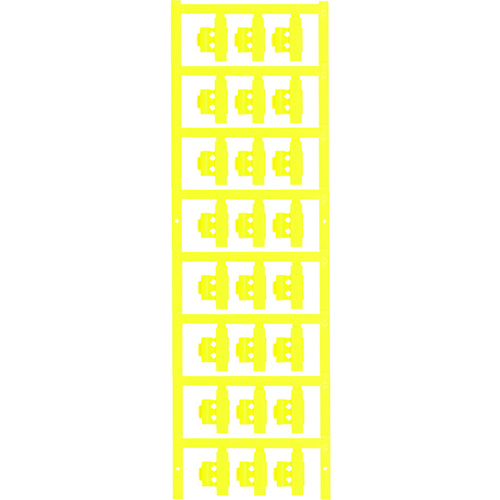 Weidmüller 1805780000 SFC 2/21 NEUTRAL GE Zeichenträger Montage-Art: aufclipsen Beschriftungsfläche: 5.80 x 21mm Gelb Anzahl