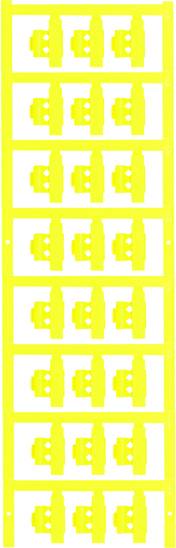 Weidmüller 1805780000 SFC 2/21 NEUTRAL GE Zeichenträger Montage-Art: aufclipsen Beschriftungsfläche: 5.80 x 21mm Gelb Anzahl