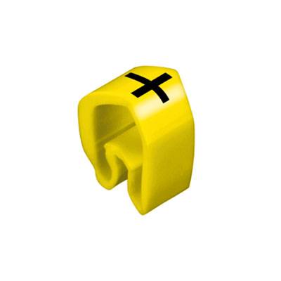 Weidmüller CLI C 2-4 GE/SW + MP Kennzeichnungsring Aufdruck + Außendurchmesser-Bereich 4 bis 10 mm 0251311738