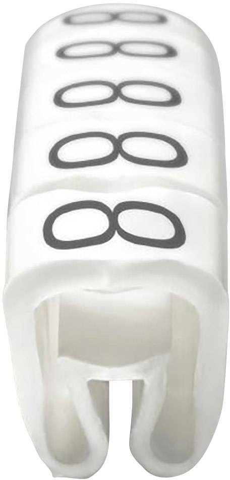 Weidmüller CLI C 02-3 GE/SW 4 MP Kennzeichnungsring Aufdruck 4 Außendurchmesser-Bereich 1.3 bis 3mm 0252111514