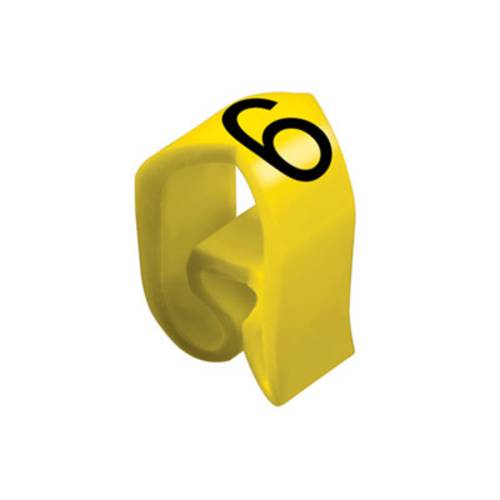 Weidmüller CLI C 3-6 GE/SW 6 MP Kennzeichnungsring Aufdruck 6 Außendurchmesser-Bereich 8 bis 16 mm