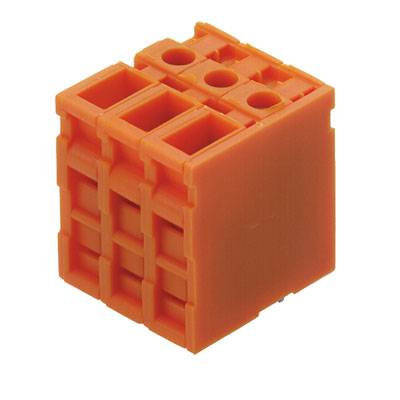 Weidmüller 0298460000 Schraubklemmblock 4.00 mm² Polzahl (num) 3 Orange 50 St.