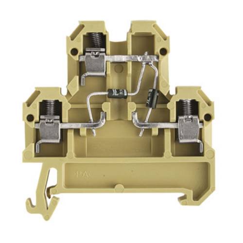 Weidmüller 0396860000 Bauelementreihenklemme Schrauben Beige, Gelb 25 St.