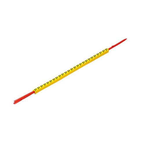 Weidmüller CLI R 02-3 GE/SW P Kennzeichnungsring Aufdruck P Außendurchmesser-Bereich 1.3 bis 3 mm 0