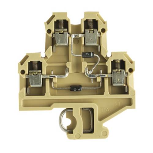 Weidmüller 0642760000 Bauelementreihenklemme Schrauben Beige, Gelb 25 St.