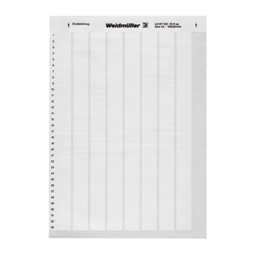 Weidmüller Beschriftungssystem Drucker Montage-Art: aufkleben Beschriftungsfläche: 60 Weidmüller Beschriftungssystem Drucker Montage-Art: aufkleben Beschriftungsfläche: 60