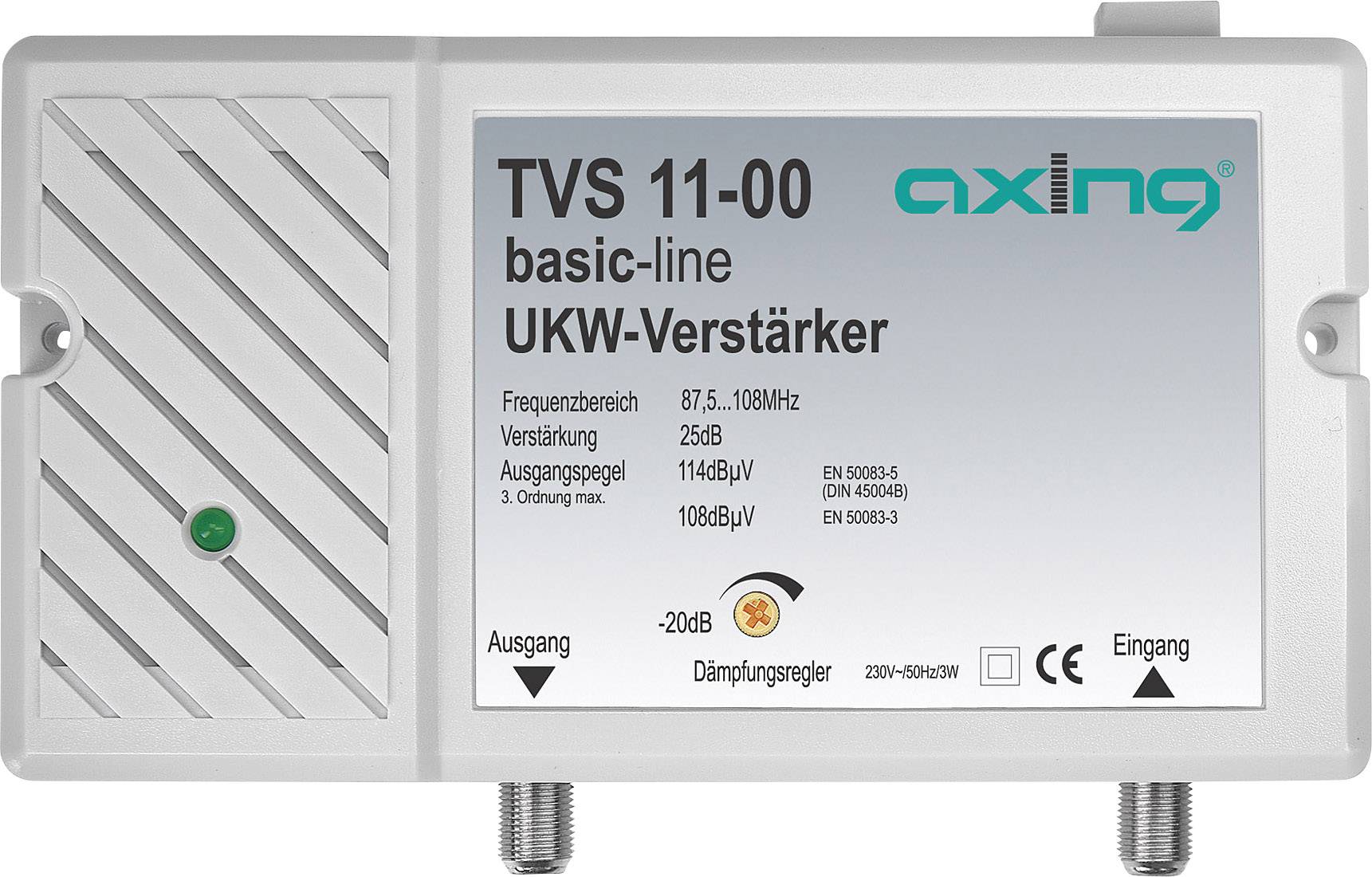 Axing TVS 11 Mehrbereichsverstärker UKW, FM 30 dB