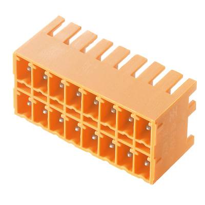 Weidmüller Buchsengehäuse-Platine BL/SL Polzahl Gesamt 8 Rastermaß: 3.81 mm 1040430000 50 St.