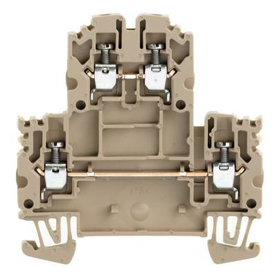 Weidmüller 1041600000 Durchgangsreihenklemme Schrauben Dunkelbeige 50St.