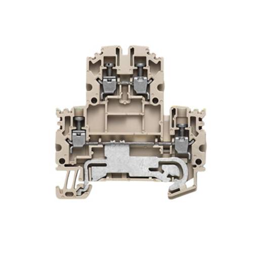 Weidmüller 1041650000 Durchgangsreihenklemme Schrauben Dunkelbeige 100 St.