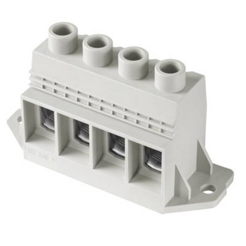 Weidmüller 1047390000 Schraubklemmblock 35 mm² Polzahl 4 Kiesel-Grau 10 St.