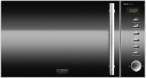 CASO MG20 menu Mikrowelle Schwarz 800W Grillfunktion