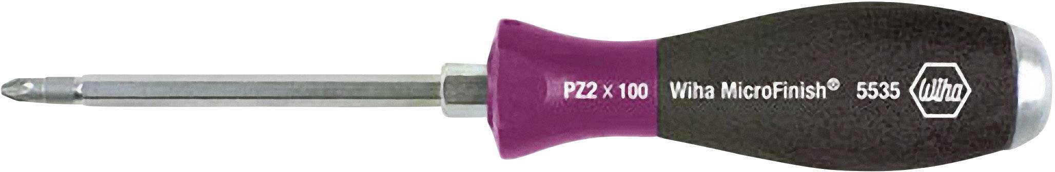 Wiha MicroFinish 5535 Werkstatt Kreuzschlitz-Schraubendreher PZ 3 Klingenlänge: 150 mm DIN ISO 8764