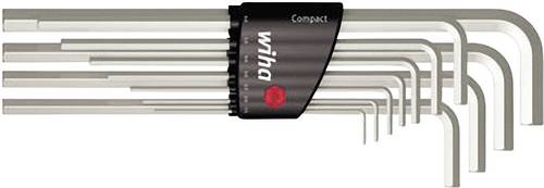 Wiha Innen-Sechskant Winkelschraubendreher-Set 1.5 mm, 2 mm, 2.5 mm, 3 mm, 4 mm, 5 mm, 6 mm, 7 mm