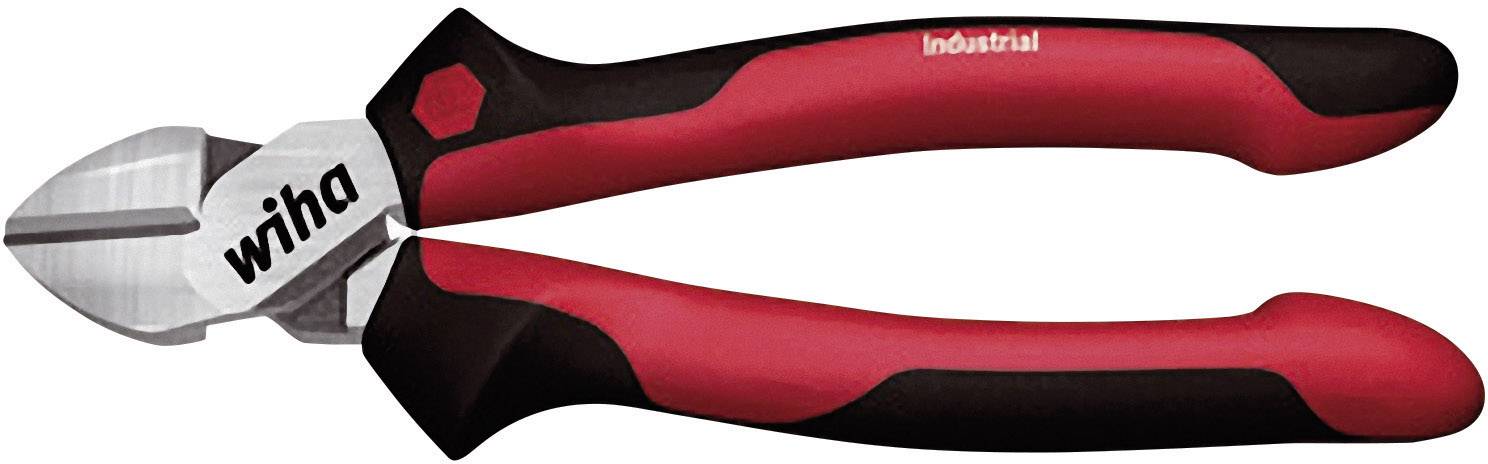 Wiha Industrial 32339 Werkstatt Kraft-Seitenschneider mit Facette 180 mm