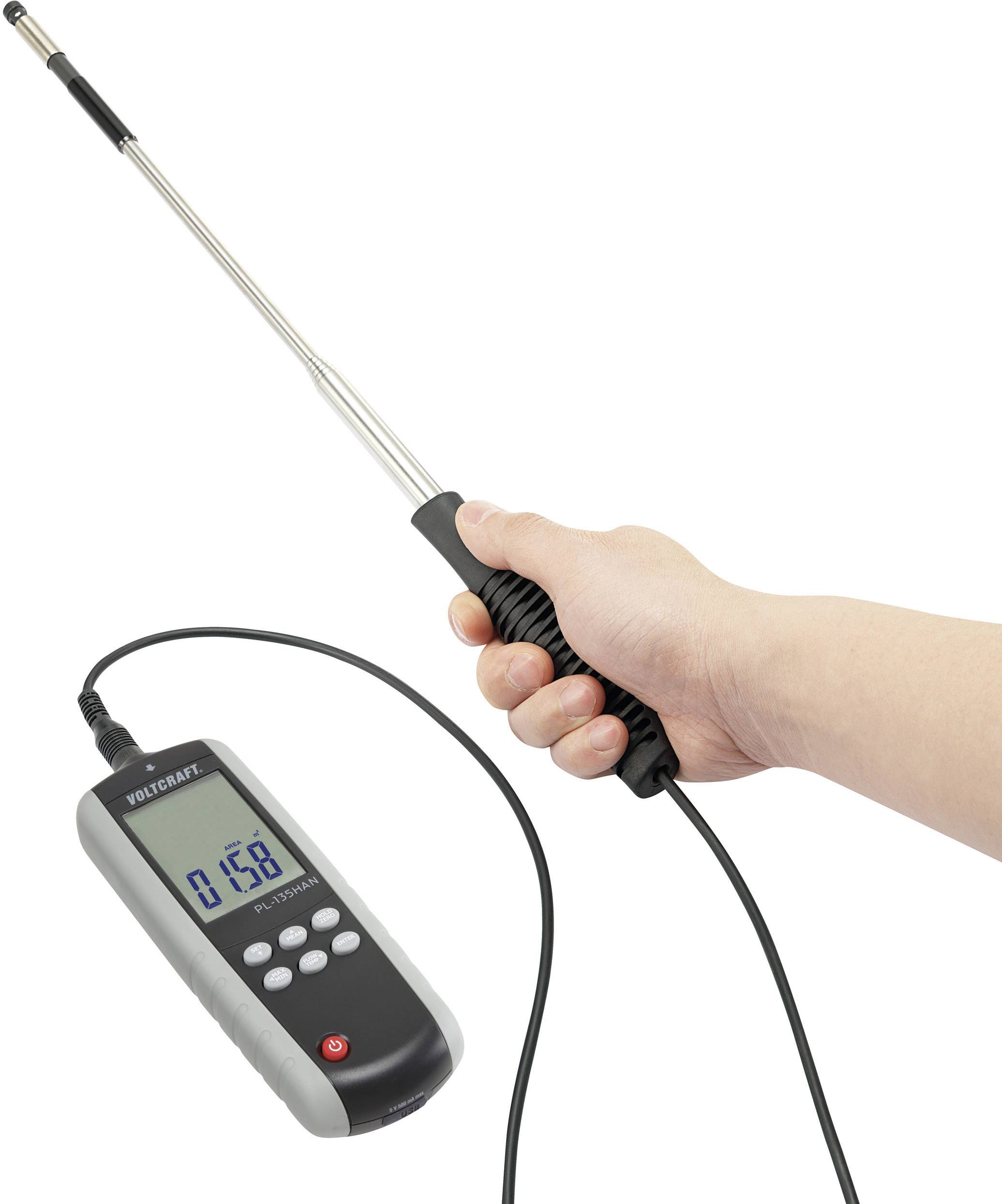 VOLTCRAFT Anemometer PL-135HAN 0.1 bis 25 m/s