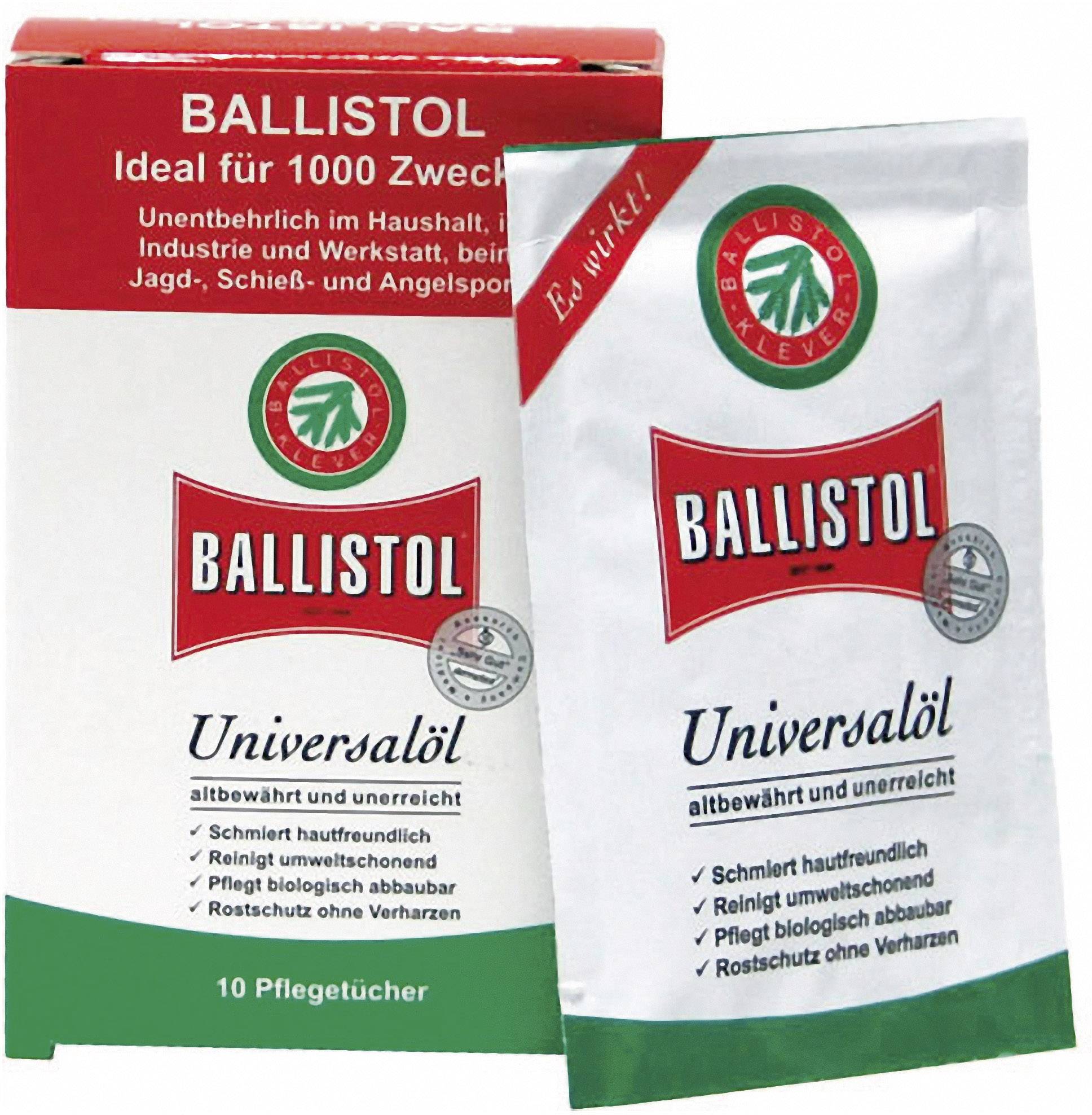 Ballistol Pflege-Tücher Box Universalöl 21950 10 St.
