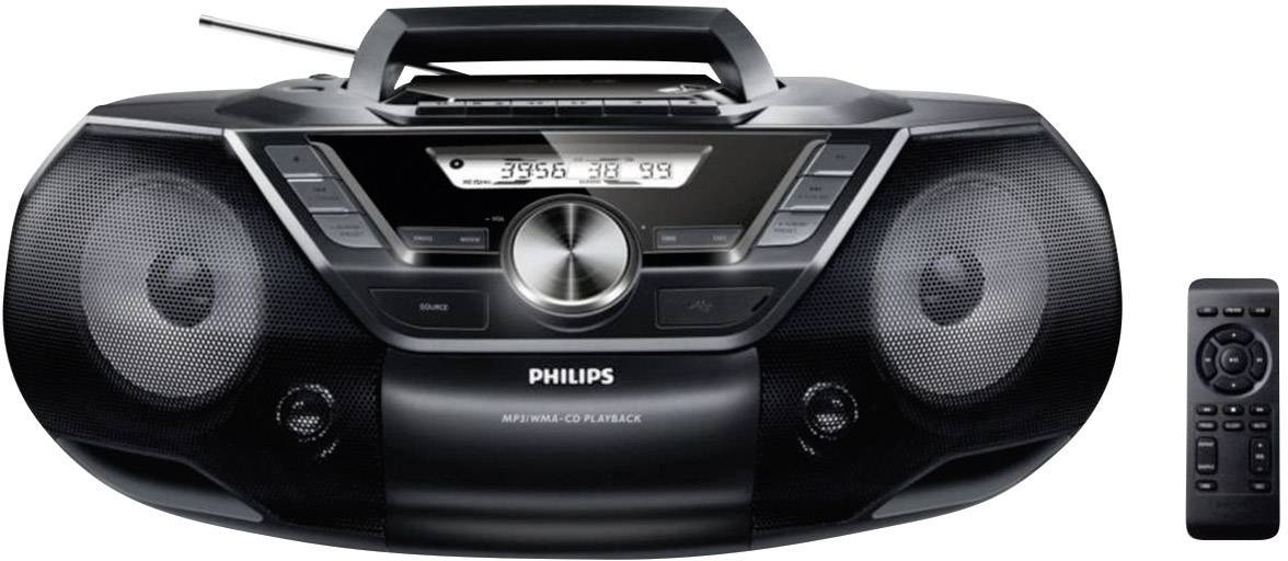 Philips AZ787/12 CD-Soundmaschine CD-Radio UKW    Schwarz
