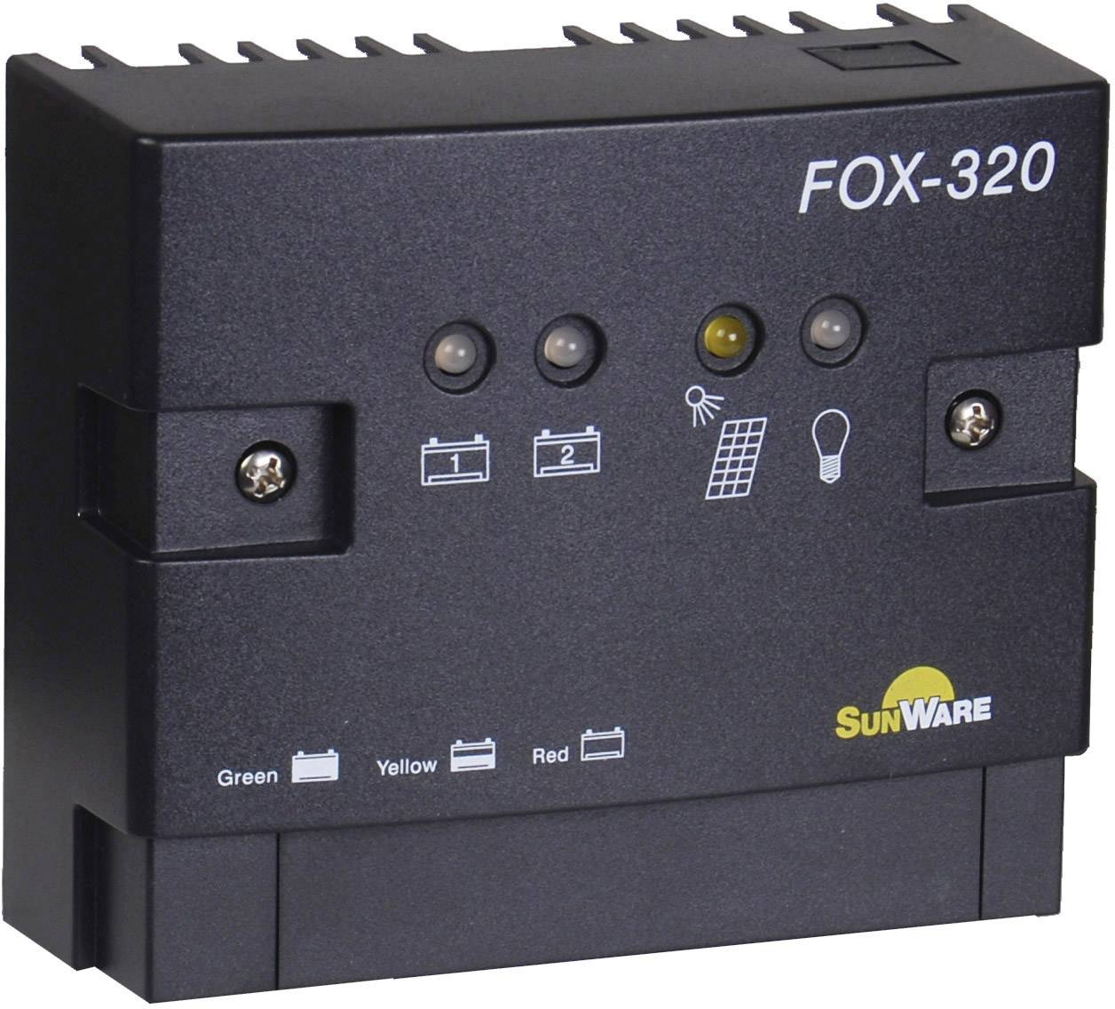 SunWare Fox-320 Laderegler PWM 12 V, 24V 20A