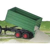 Bruder Tandemachs-Transportanhänger Fertigmodell Landwirtschafts Modell Bruder Tandemachs-Transportanhänger Fertigmodell Landwirtschafts Modell