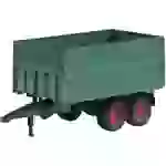 Bruder Tandemachs-Transportanhänger Fertigmodell Landwirtschafts Modell Bruder Tandemachs-Transportanhänger Fertigmodell Landwirtschafts Modell