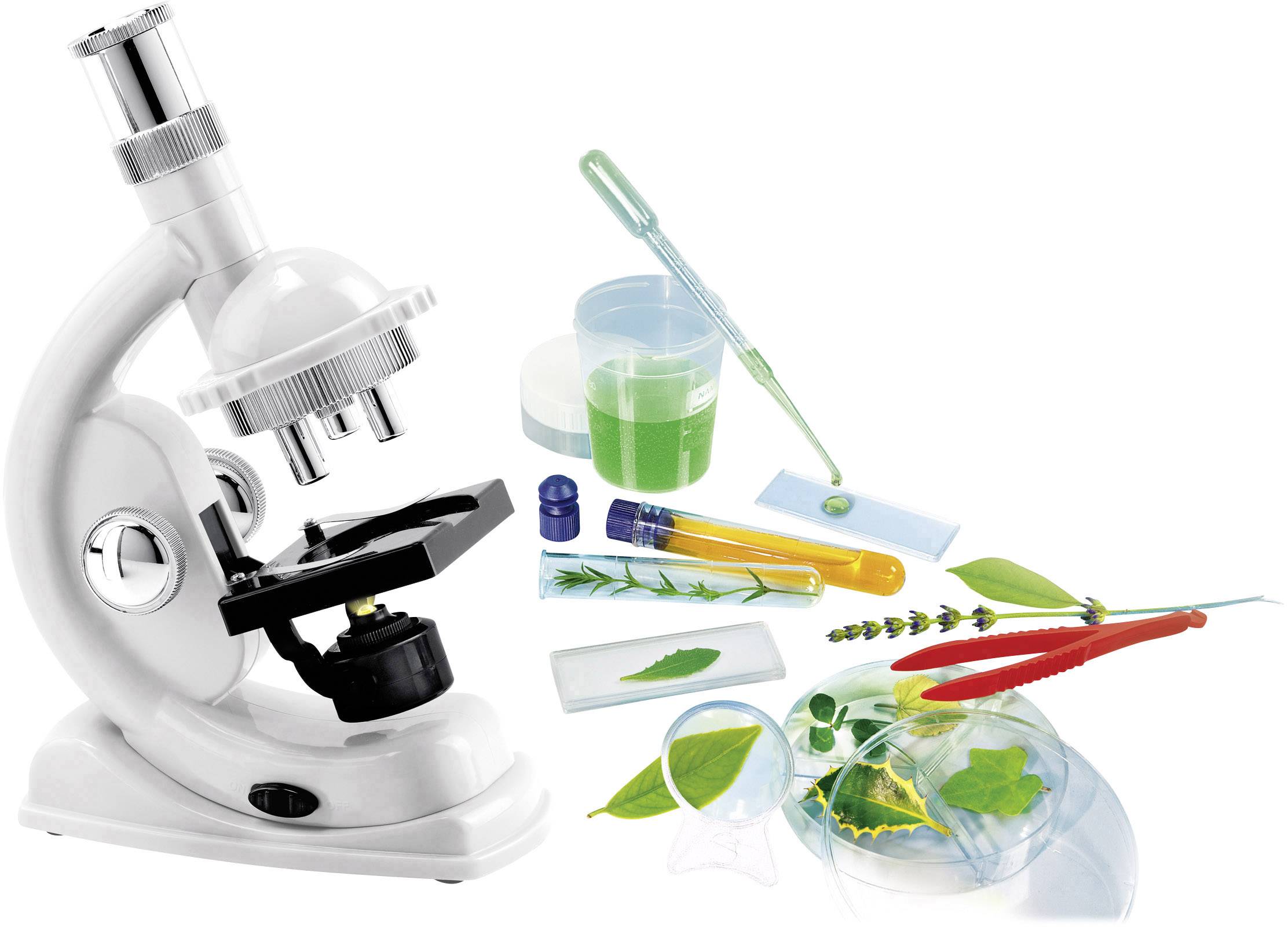 Clementoni Galileo - Natur unter dem Mikroskop TV 69804 Experimentierkasten