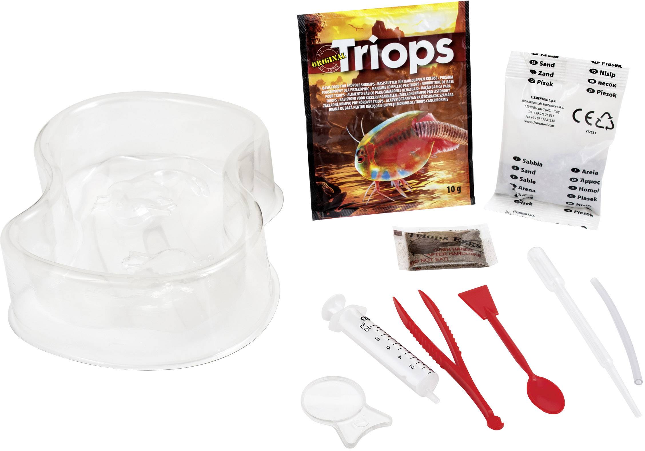 Clementoni Galileo - Original Triops (Start-Set) Biologie Experimentierkasten