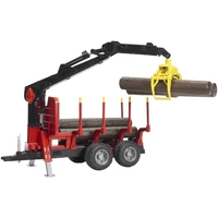 Bruder Landwirtschafts Modell Rückeanhänger mit Ladekran Fertigmodell Anhänger Modell Bruder Landwirtschafts Modell Rückeanhänger mit Ladekran Fertigmodell Anhänger Modell