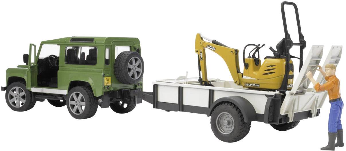 Bruder PKW Modell Land Rover Defender Fertigmodell PKW Modell